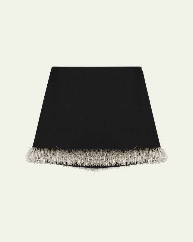 Dua Beaded Mini Skirt